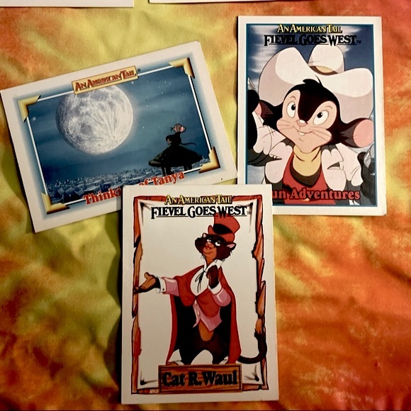 🔥3 for $23🔥 Vintage 1991 An American Tail & Fivel Goes West Collector Cards - Picture 8 of 9